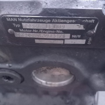 MAN ENGINE D0824 LFL09 Блок, коленвал, поршни