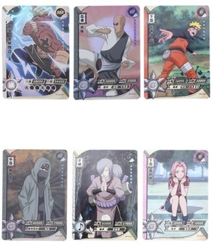 Коллекция бустеров игральных карт Naruto Cards War