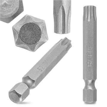 2x длинные отвертки TORX 40 50 мм МАГНИТНЫЕ НАКОНЕЧНИКИ Стальные наконечники
