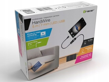 Kamera endoskopowa Tracer HardWire 5M 7MM LED USB