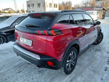 Peugeot 2008 II SUV 1.2 PureTech 130KM 2021 Peugeot 2008 GT Automat Panorama Kamera Full LED 1.2 Benzyna 130KM, zdjęcie 6