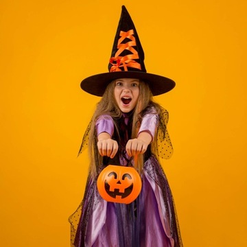 TOREBKA HALLOWEEN WIADERKO POJEMNIK NA CUKIERKI WOREK DYNIA TORBA DEKORACJA