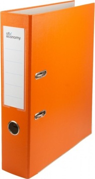 SEGREGATOR A4 SZEROKI 75mm OKUTY POMARAŃCZOWY