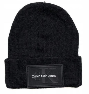 Calvin Klein czapka zimowa czarna