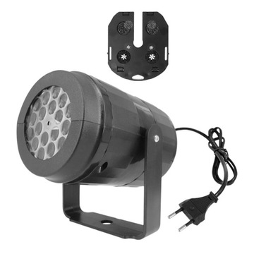 LAMPA DEKORACYJNA LAMPA PROJEKCYJNA ŚNIEGU
