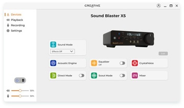 Внешняя звуковая карта Creative Sound Blaster X5 Dual DAC Labs SB1820