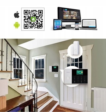 Беспроводная домашняя сигнализация WIFI/GSM ПОЛЬША