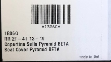 Чехол на сиденье BLACKBIRD BETA RR 13-19 PYRAMID BLACK CUBAMOTO