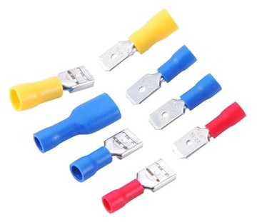 БОЛЬШОЙ НАБОР ИЗОЛИРОВАННЫХ РАЗЪЕМОВ MIX CASE 18 ВИДОВ РАЗЪЕМОВ ДЛЯ ЭЛЕКТРИКОВ