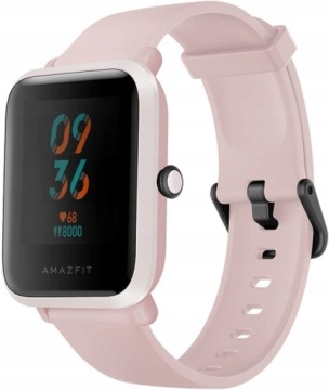 Smartwatch Amazfit Bip S różowy ładowarka