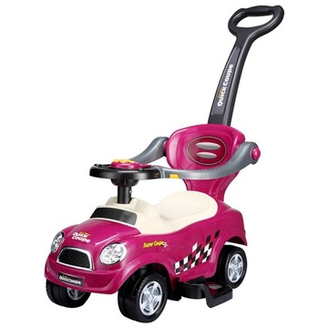 Ходунки, толкатель, поворотные колеса, ручка, звуки.