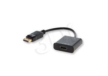 Adapter SAVIO cl55 (HDMI F DisplayPort M; 0,10m; kolor czarny)