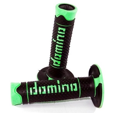 MANETKI GRIPY DOMINO 22 mm tłumią drgania niebieskie MRF PIT BIKE CROSS
