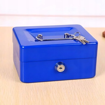 БОЛЬШАЯ КАССЕТА ДЛЯ ДЕНЕГ, МЕТАЛЛИЧЕСКИЙ СЕЙФ ДЛЯ МОНЕТ XXL