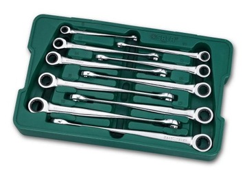Zestaw kluczy płasko-oczkowych SATA ST08016 XL X-BEAM Z GRZECHOTKĄ