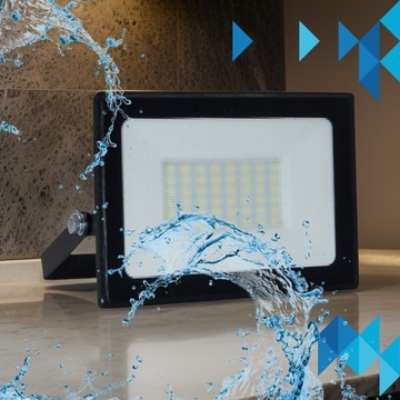 ГАЛОГЕННЫЙ СВЕТОДИОДНЫЙ ПРОЖЕКТОР 50ВТ ВОДОНЕПРОНИЦАЕМЫЙ СТРОИТЕЛЬНЫЙ ПОЛЕТ 3500лм