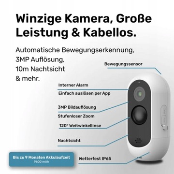 BEZPRZEWODOWA KAMERA PetTec_Pet_Cam_Free Z FUNKCJĄ GŁOSOWĄ, NOKTOWIZOREM