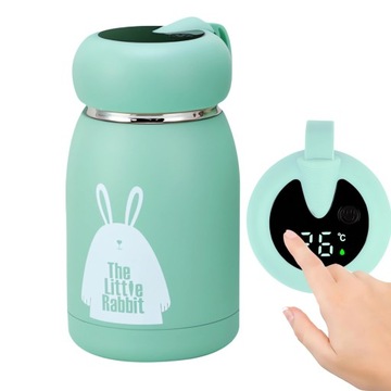 KUBEK TERMICZNY DO KAWA TERMOS SZCZELNY 320ML HERBATY WYŚWIETLACZ LED