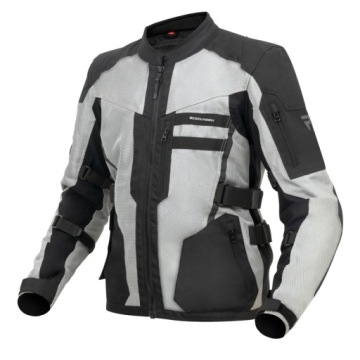 REBELHORN TEKSTYLNA KURTKA MOTOCYKLOWA MĘSKA SCANDAL II SILVER BLACK 3XL