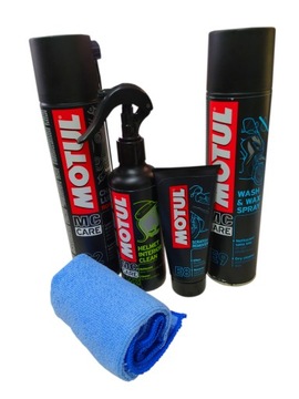 ZESTAW DO KONSERWACJI MOTOCYKLA I KASKU+ŚCIERECZKA