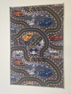 ДЕТСКИЙ КОВР РЕЙСЕР 97 ДОРОГИ УЛИЦЫ ТРАССЫ СЕРЫЙ 4м