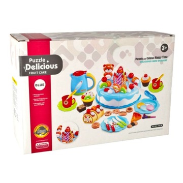 Торт на день рождения для вырезания на липучке, 80 элементов WD-I58N