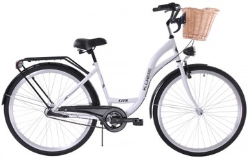 ROWER MIEJSKI 28 damski 3Biegi KOZBIKE K51 kosz