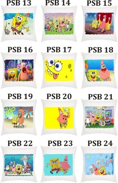 ZESTAW KUBEK I PODUSZKA SPONGEBOB + IMIĘ