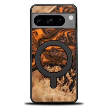 Pouzdro Bewood Unikátní pro Google Pixel 8 oranžové s MagSafe