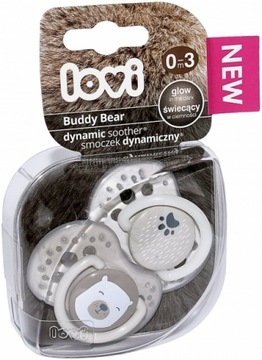 Lovi dynamiczny smoczek uspokajający 0-3 m 2 szt.