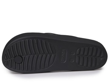 Klapki, japonki, damskie, Crocs BAYA PLATFORM FLIP BLACK