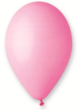 BALONY różowe ROCZEK Urodziny PANIEŃSKI 100 szt.