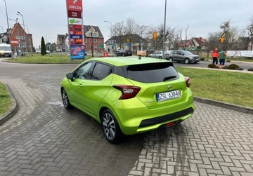 Nissan Micra V 1.5 dCi 90KM 2017 Nissan Micra Swiezo sprowadzony Zarejestrowany Ubezpieczony 1.5 Diesel, zdjęcie 6