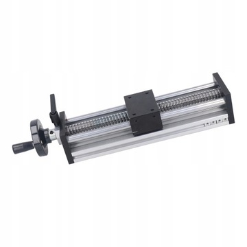 Siłownik liniowy o skoku 200 mm ręczna śruba