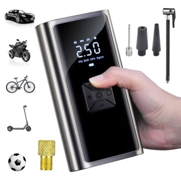 Elektrická Pumpa Na Kolo Air Pump Pro 150PSI 6000MAH Powerbank LCD
