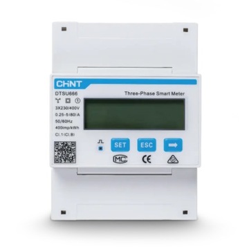 Chint DTSU666 Modbus MID 3F двунаправленный счетчик