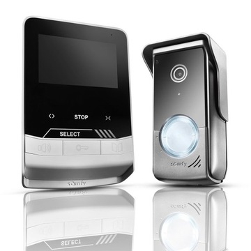 Привод для откатных ворот Somfy + видеодомофон