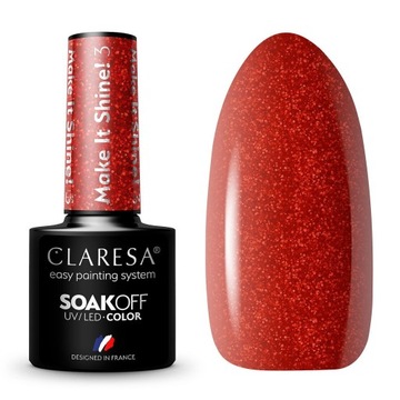 Claresa hybryda BROKAT czerwień Make It Shine! 3