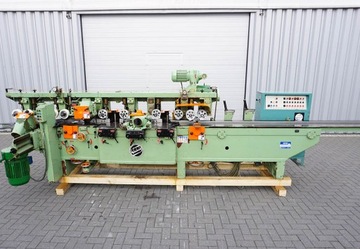 ЧЕТЫРЕХСТОРОННИЙ строгальный станок WEINIG с 7 ГОЛОВКАМИ