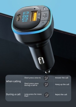 FM-ПЕРЕДАТЧИК BLUETOOTH MP3-ПЛЕЕР USB USB-C