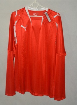 Sportowa koszulka Puma V-konstrukt Ls shirt Puma red-white XL