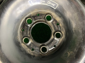 5X112 R16 ET 37 DISK OCEL MERCEDES W203 C TŘÍDA KOLO REZERVY DOJEZDOVDOJEZDOVÉ