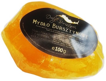 NATURALNE BURSZTYNOWE MYDŁO 100g MYDEŁKO BURSZTYN