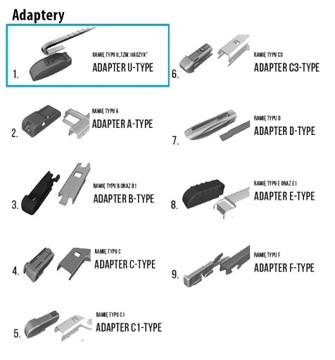 КОМПЛЕКТ ДВОРНИКОВ TOYOTA AURIS 06-12 перед+зад