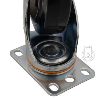4x1HALGE125K2 Диаметр колеса 125, комплект тележек, 4 шт.