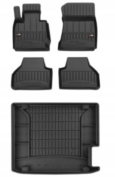 Set 3D Koberce a rohož do kufru Bmw X4 F26 2014-2018