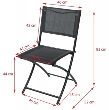 2 x складной СТУЛ САДОВЫЙ БАЛКОН для балкона, террасы, металл, современный