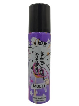 Lakier Do Włosów Brokatem Kolorowy Złoty 75 ml