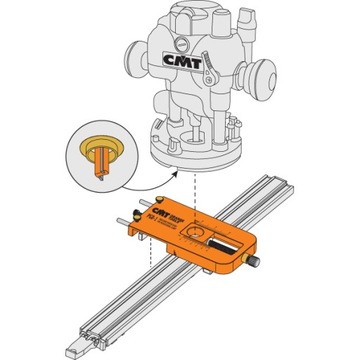 ЗАЖИМ ДЛЯ КРОМКИ CMT / НАПРАВЛЯЮЩАЯ 610 мм