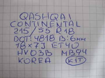 KOLA RÁFKY PNEUMATIKY NISSAN QASHQAI R18 6MM